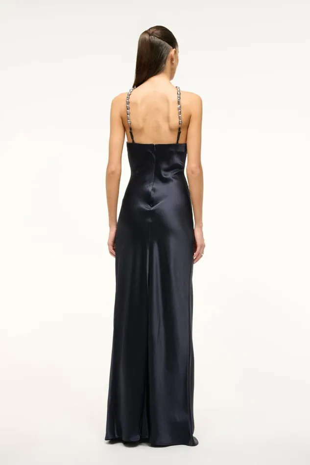 STAUD Bridal Women STAUD CADENCE DRESS NAVY STAUD Bridal Women STAUD CADENCE DRESS NAVY