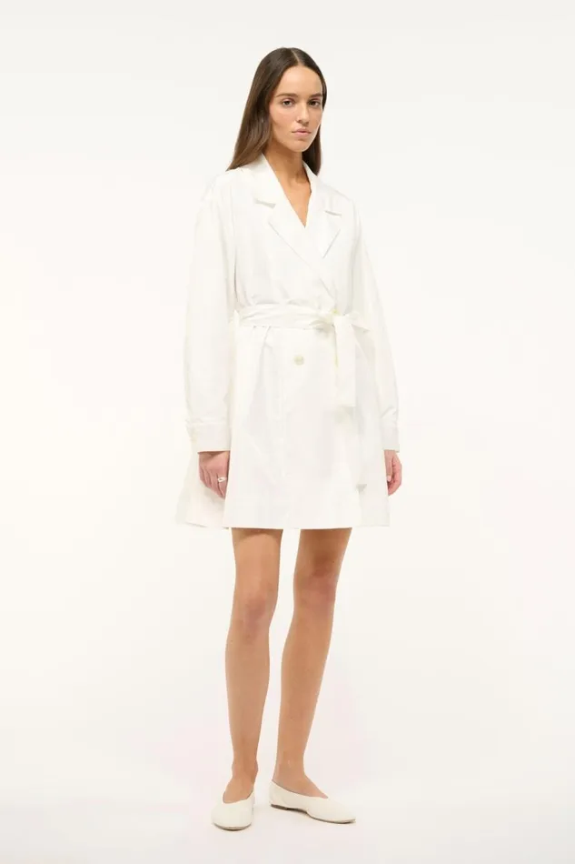 STAUD Bridal Women STAUD RINA DRESS WHITE STAUD Bridal Women STAUD RINA DRESS WHITE