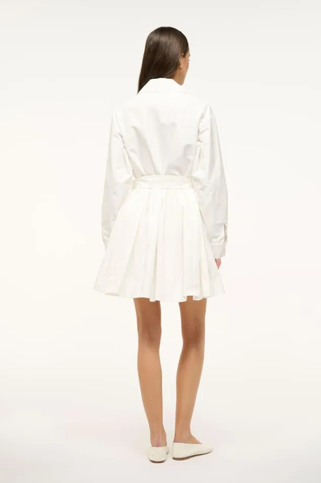 STAUD Bridal Women STAUD RINA DRESS WHITE STAUD Bridal Women STAUD RINA DRESS WHITE