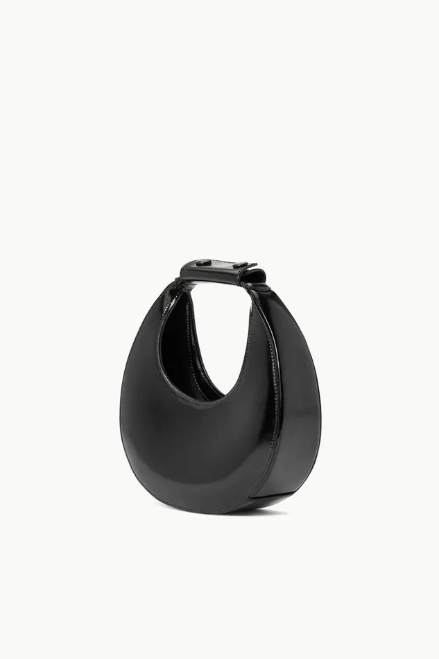 STAUD Crossbody Women STAUD GOOD NIGHT MOON BAG BLACK STAUD Crossbody Women STAUD GOOD NIGHT MOON BAG BLACK
