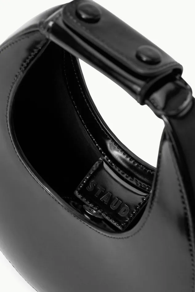 STAUD Crossbody Women STAUD GOOD NIGHT MOON BAG BLACK STAUD Crossbody Women STAUD GOOD NIGHT MOON BAG BLACK