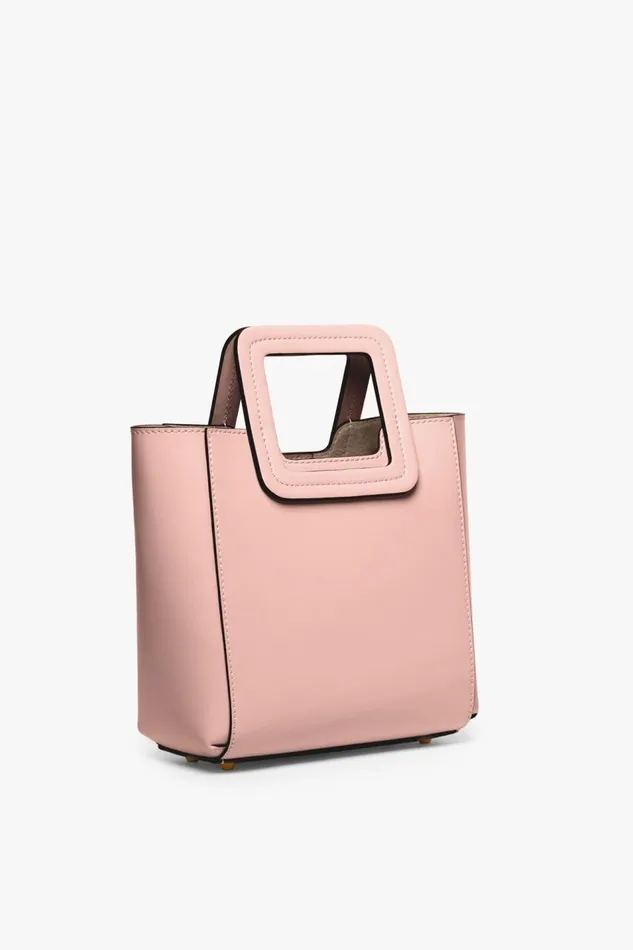 STAUD Crossbody Women STAUD MINI SHIRLEY LEATHER BAG DARK BLUSH STAUD Crossbody Women STAUD MINI SHIRLEY LEATHER BAG DARK BLUSH