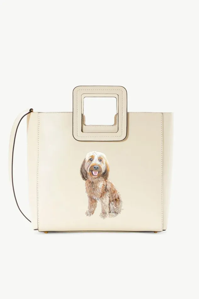 STAUD Custom Handbags Women STAUD CUSTOM SHIRLEY LEATHER BAG CREAM
