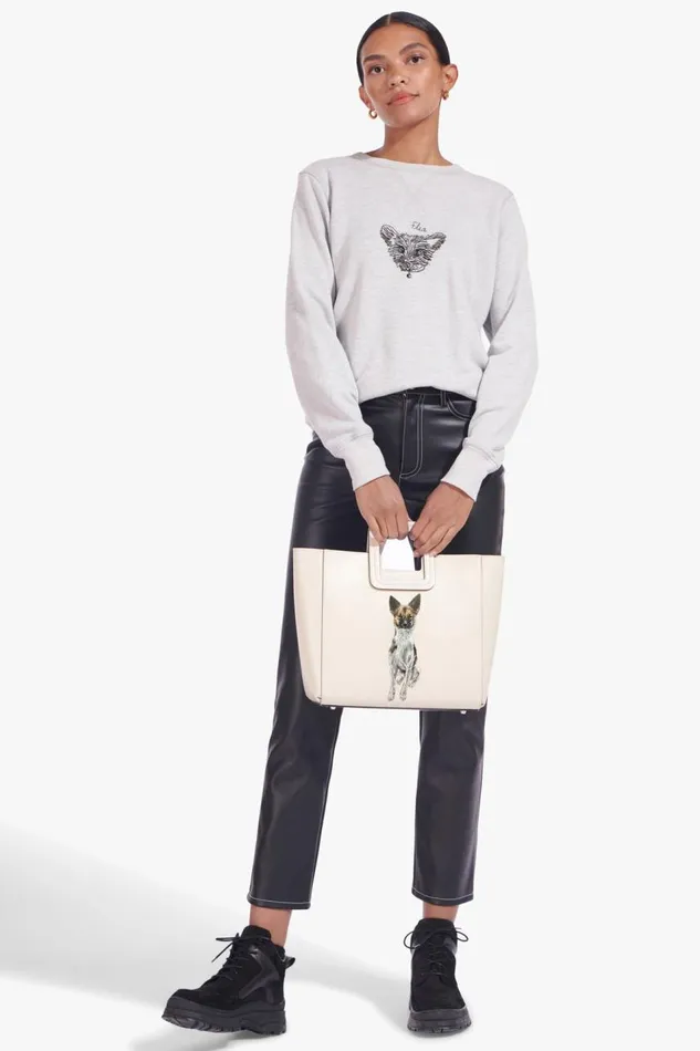 STAUD Custom Handbags Women STAUD CUSTOM SHIRLEY LEATHER BAG CREAM STAUD Custom Handbags Women STAUD CUSTOM SHIRLEY LEATHER BAG CREAM