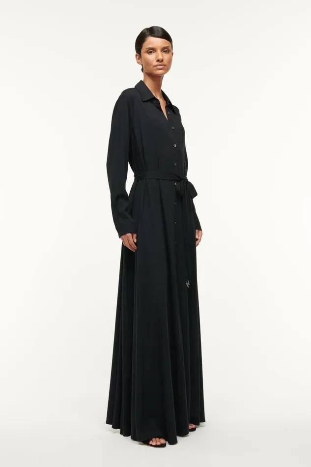 STAUD Dresses Women STAUD ALESSIO DRESS BLACK STAUD Dresses Women STAUD ALESSIO DRESS BLACK