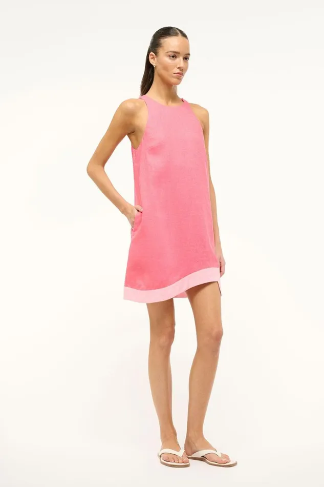 STAUD Dresses Women STAUD ALLORI DRESS CORAL PARADISE PEARL PINK STAUD Dresses Women STAUD ALLORI DRESS CORAL PARADISE PEARL PINK