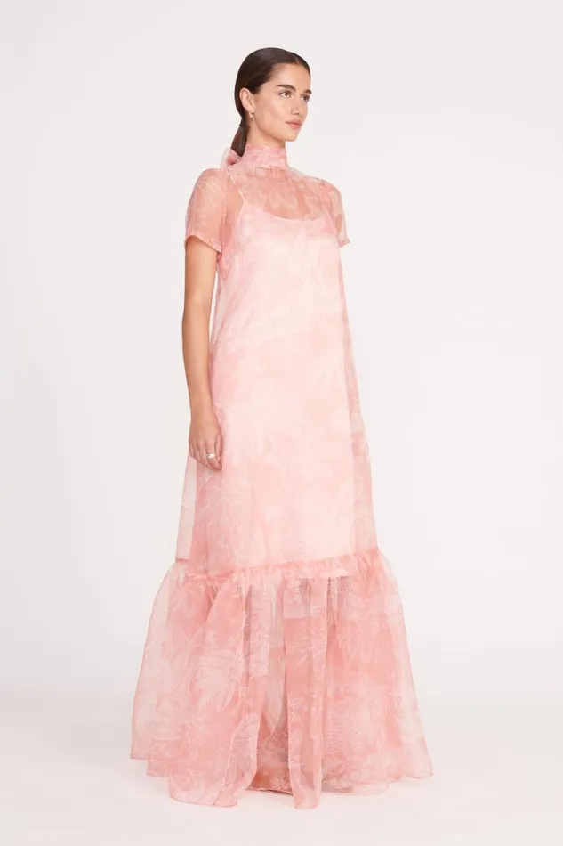 STAUD Dresses Women STAUD CALLUNA DRESS CHERRY BLOSSOM IVORY TOILE STAUD Dresses Women STAUD CALLUNA DRESS CHERRY BLOSSOM IVORY TOILE