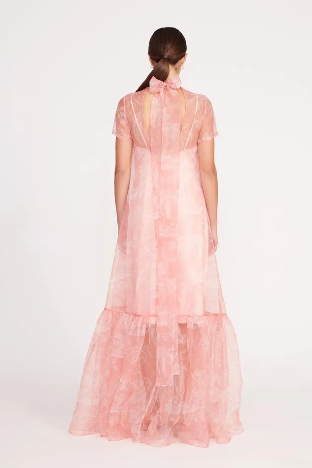 STAUD Dresses Women STAUD CALLUNA DRESS CHERRY BLOSSOM IVORY TOILE STAUD Dresses Women STAUD CALLUNA DRESS CHERRY BLOSSOM IVORY TOILE