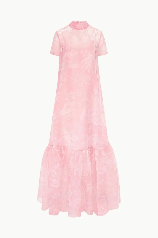 STAUD Dresses Women STAUD CALLUNA DRESS CHERRY BLOSSOM IVORY TOILE STAUD Dresses Women STAUD CALLUNA DRESS CHERRY BLOSSOM IVORY TOILE