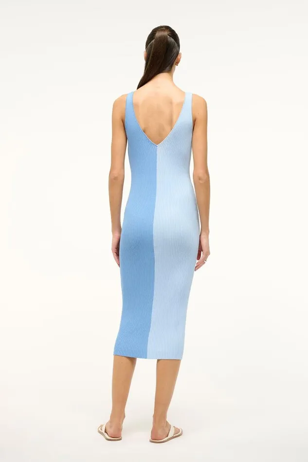 STAUD Dresses Women STAUD DANA DRESS PERIWINKLE MULTI STAUD Dresses Women STAUD DANA DRESS PERIWINKLE MULTI