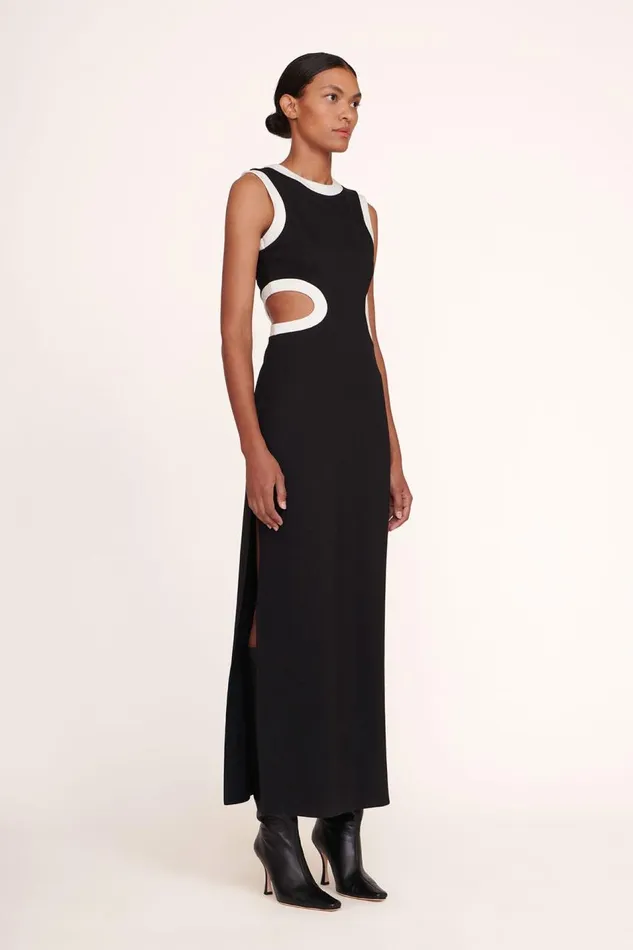 STAUD Dresses Women STAUD DOLCE DRESS BLACK STAUD Dresses Women STAUD DOLCE DRESS BLACK