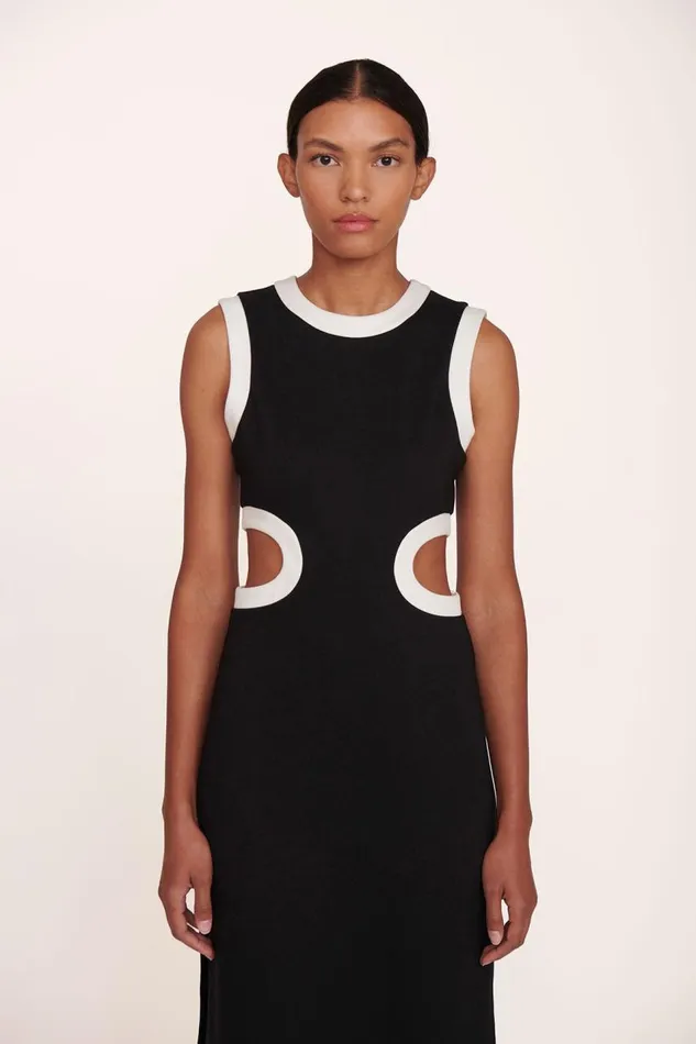 STAUD Dresses Women STAUD DOLCE DRESS BLACK STAUD Dresses Women STAUD DOLCE DRESS BLACK