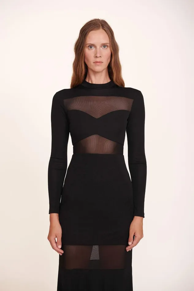 STAUD Dresses Women STAUD FALCON DRESS BLACK STAUD Dresses Women STAUD FALCON DRESS BLACK