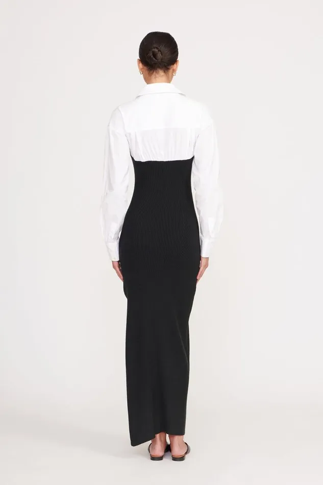 STAUD Dresses Women STAUD HAZEL DRESS BLACK WHITE STAUD Dresses Women STAUD HAZEL DRESS BLACK WHITE