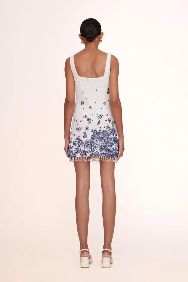 STAUD Dresses Women STAUD LE SABLE DRESS BLUE TOILE