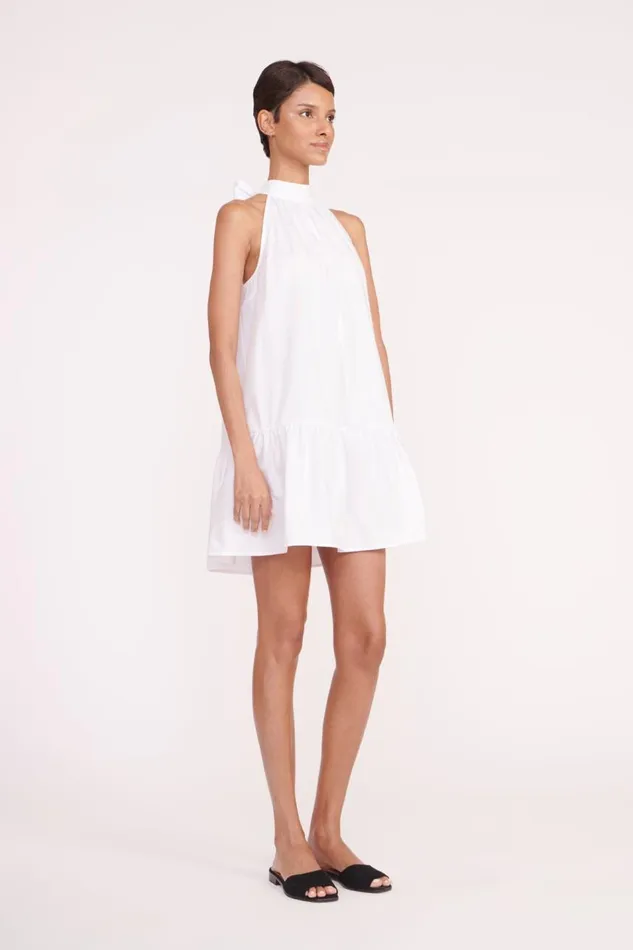 STAUD Dresses Women STAUD MARLOWE DRESS WHITE STAUD Dresses Women STAUD MARLOWE DRESS WHITE