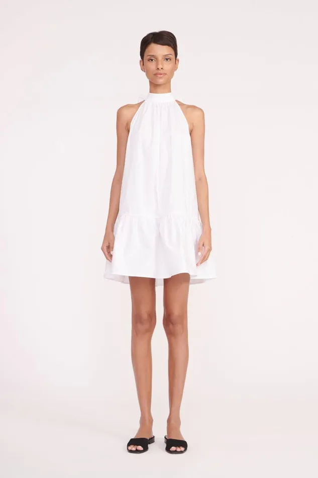 STAUD Dresses Women STAUD MARLOWE DRESS WHITE STAUD Dresses Women STAUD MARLOWE DRESS WHITE