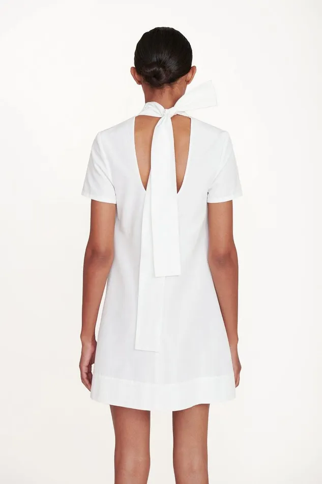 STAUD Dresses Women STAUD MINI ILANA DRESS WHITE STAUD Dresses Women STAUD MINI ILANA DRESS WHITE