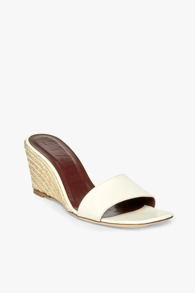 STAUD Heels Women STAUD BILLIE ESPADRILLE WEDGE NATURAL CREAM STAUD Heels Women STAUD BILLIE ESPADRILLE WEDGE NATURAL CREAM