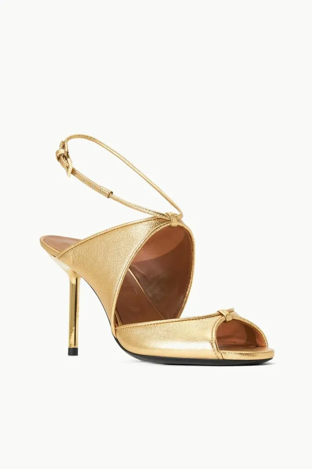 STAUD Heels Women STAUD EMILIA STILETTO GOLD STAUD Heels Women STAUD EMILIA STILETTO GOLD