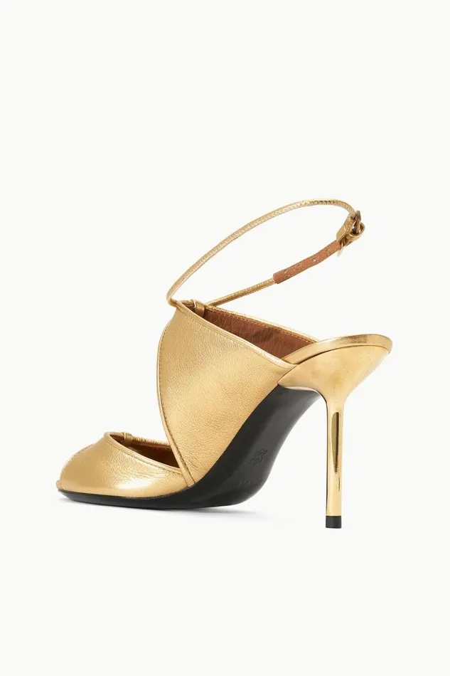 STAUD Heels Women STAUD EMILIA STILETTO GOLD STAUD Heels Women STAUD EMILIA STILETTO GOLD