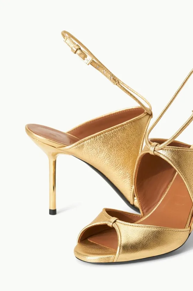 STAUD Heels Women STAUD EMILIA STILETTO GOLD STAUD Heels Women STAUD EMILIA STILETTO GOLD