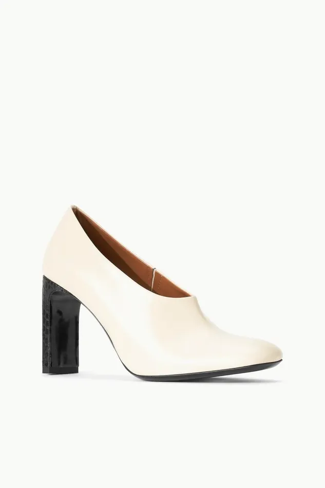 STAUD Heels Women STAUD FLORENTINE PUMP CREAM BLACK STAUD Heels Women STAUD FLORENTINE PUMP CREAM BLACK