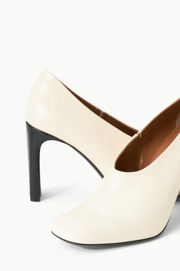 STAUD Heels Women STAUD FLORENTINE PUMP CREAM BLACK STAUD Heels Women STAUD FLORENTINE PUMP CREAM BLACK