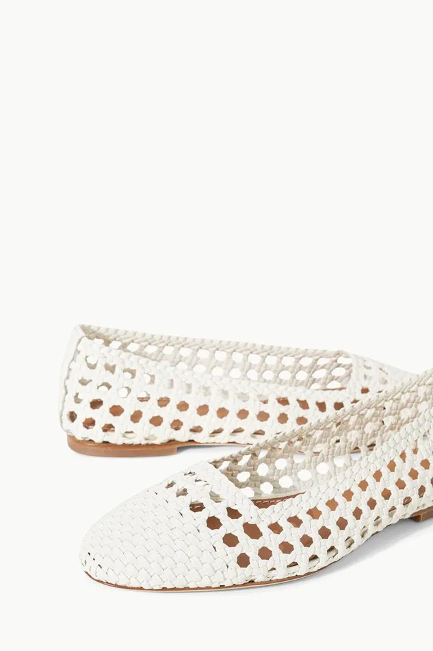 STAUD Mules and Flats Women STAUD NELL CROCHET BALLERINA PAPER STAUD Mules and Flats Women STAUD NELL CROCHET BALLERINA PAPER