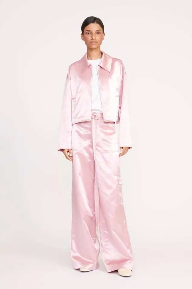 STAUD Outerwear and Jackets Women STAUD LENNOX JACKET CHERRY BLOSSOM STAUD Outerwear and Jackets Women STAUD LENNOX JACKET CHERRY BLOSSOM