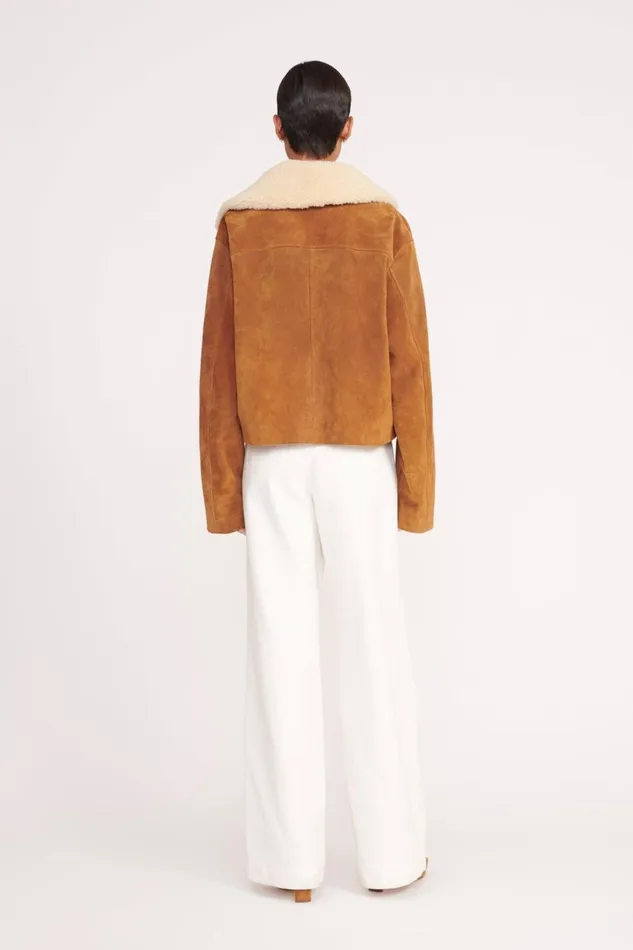 STAUD Outerwear and Jackets Women STAUD LENORA JACKET TAN STAUD Outerwear and Jackets Women STAUD LENORA JACKET TAN