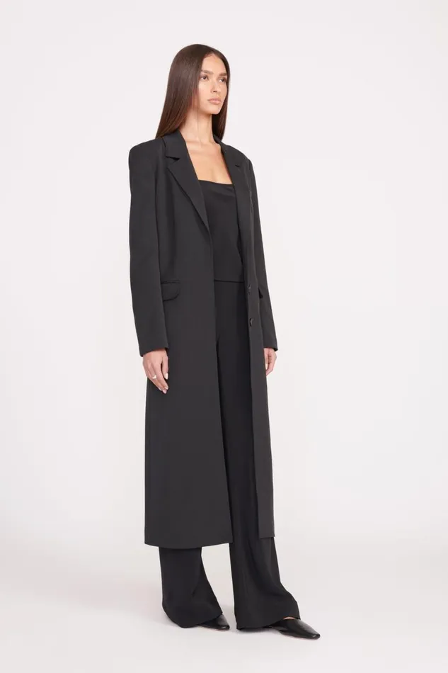 STAUD Outerwear and Jackets Women STAUD RALPH COAT BLACK STAUD Outerwear and Jackets Women STAUD RALPH COAT BLACK