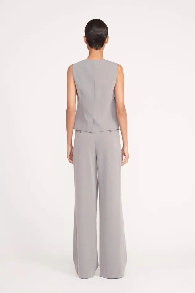 STAUD Pants and Shorts Women STAUD LUISA PANT HEATHER GREY SUITING STAUD Pants and Shorts Women STAUD LUISA PANT HEATHER GREY SUITING