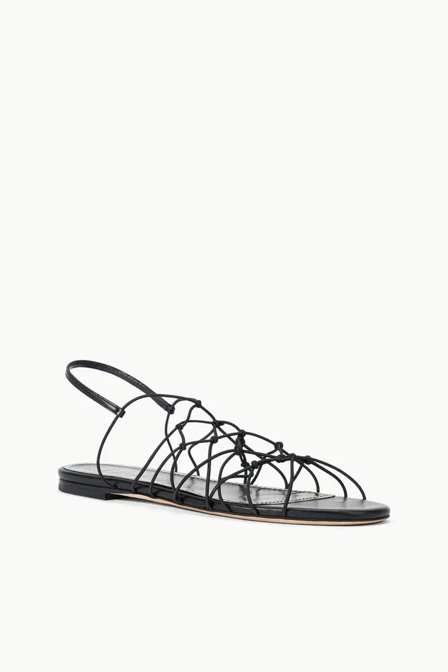 STAUD Sandals Women STAUD GIO KNOT SANDAL BLACK STAUD Sandals Women STAUD GIO KNOT SANDAL BLACK