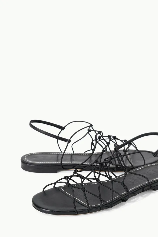 STAUD Sandals Women STAUD GIO KNOT SANDAL BLACK STAUD Sandals Women STAUD GIO KNOT SANDAL BLACK