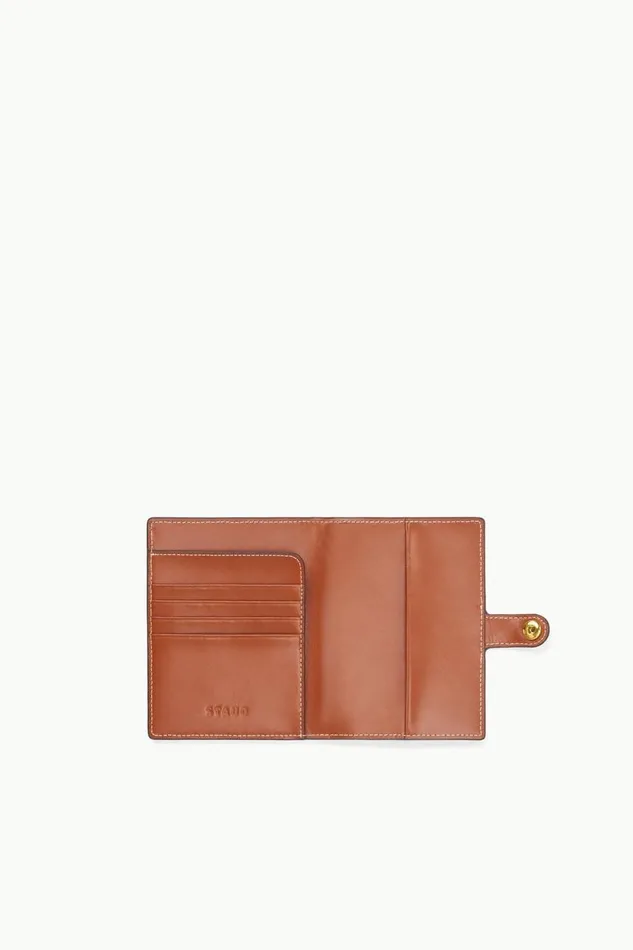 STAUD Small Leather Goods Women STAUD PASSPORT HOLDER TAN STAUD Small Leather Goods Women STAUD PASSPORT HOLDER TAN