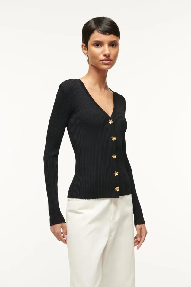 STAUD Tops Women STAUD CARGO SWEATER ALL BLACK STAUD Tops Women STAUD CARGO SWEATER ALL BLACK