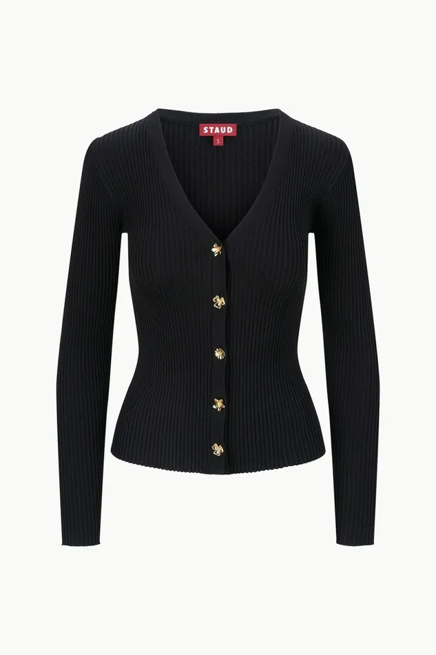 STAUD Tops Women STAUD CARGO SWEATER ALL BLACK STAUD Tops Women STAUD CARGO SWEATER ALL BLACK