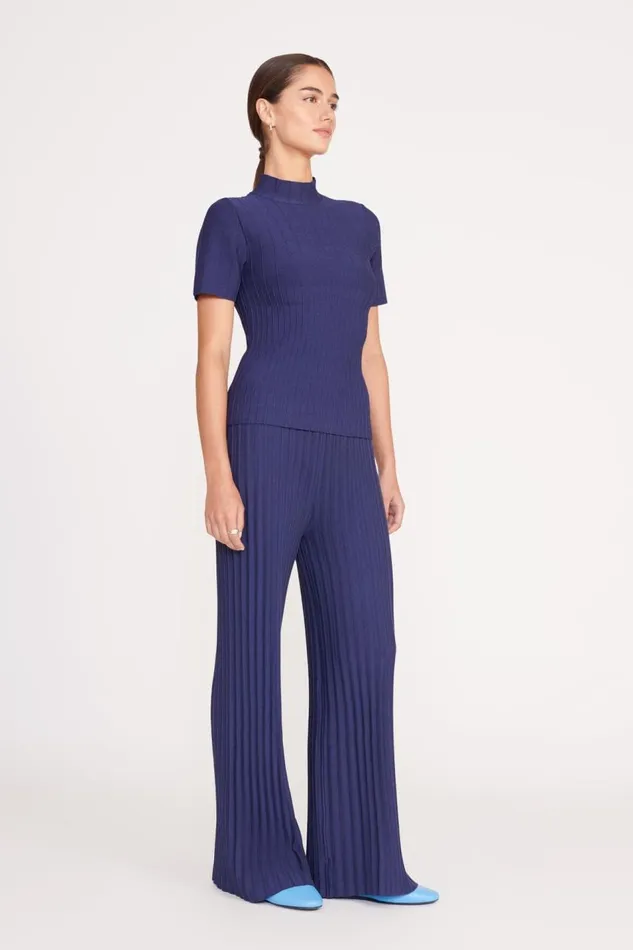 STAUD Tops Women STAUD ELEANOR TOP NAVY STAUD Tops Women STAUD ELEANOR TOP NAVY