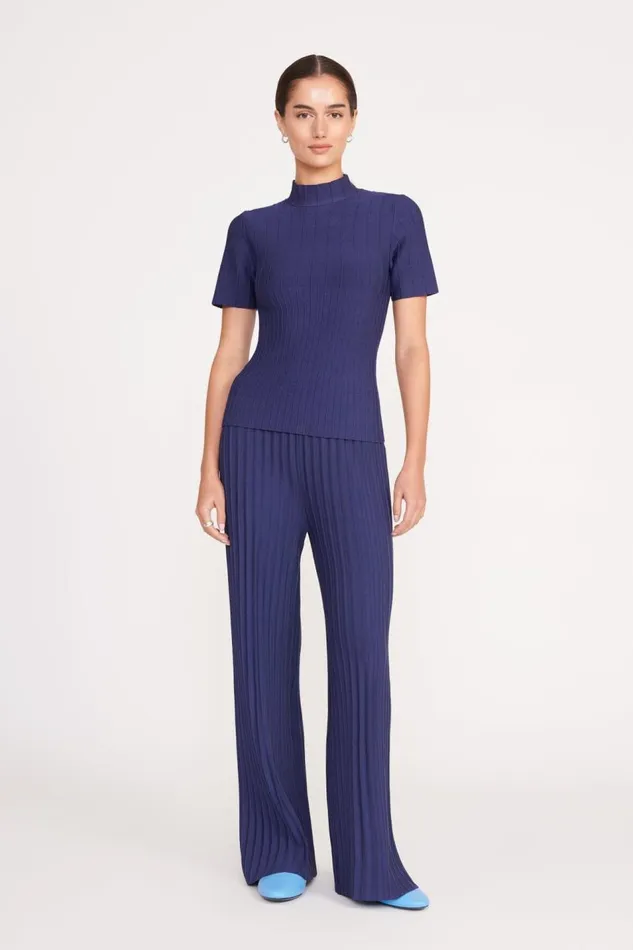 STAUD Tops Women STAUD ELEANOR TOP NAVY STAUD Tops Women STAUD ELEANOR TOP NAVY