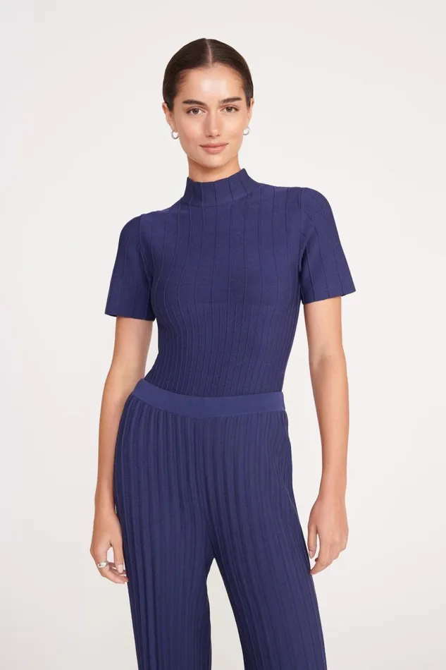 STAUD Tops Women STAUD ELEANOR TOP NAVY STAUD Tops Women STAUD ELEANOR TOP NAVY