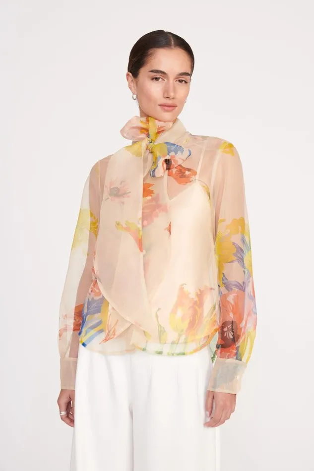 STAUD Tops Women STAUD MARYN TOP FIRST BLOOM DAY