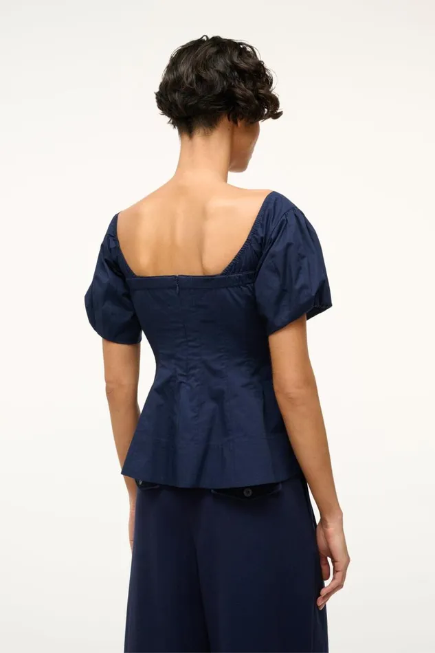 STAUD Tops Women STAUD PALERMO TOP NAVY STAUD Tops Women STAUD PALERMO TOP NAVY