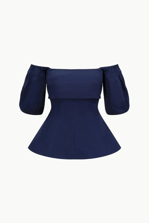STAUD Tops Women STAUD PALERMO TOP NAVY STAUD Tops Women STAUD PALERMO TOP NAVY
