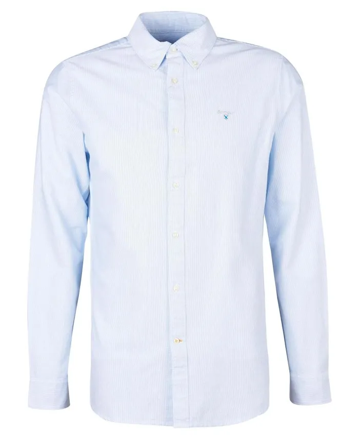 Striped Oxford Tailored Shirt Classic Pink Men Barbour Shirts