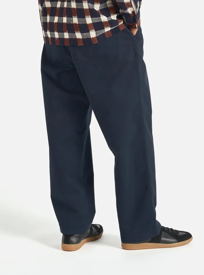 Suiting Men Universal Works Universal Works Duke Pant In Navy Brushed Polytech