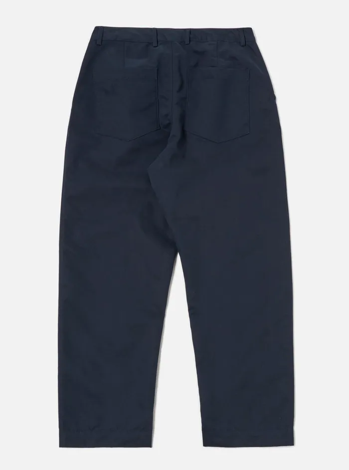 Suiting Men Universal Works Universal Works Duke Pant In Navy Brushed Polytech