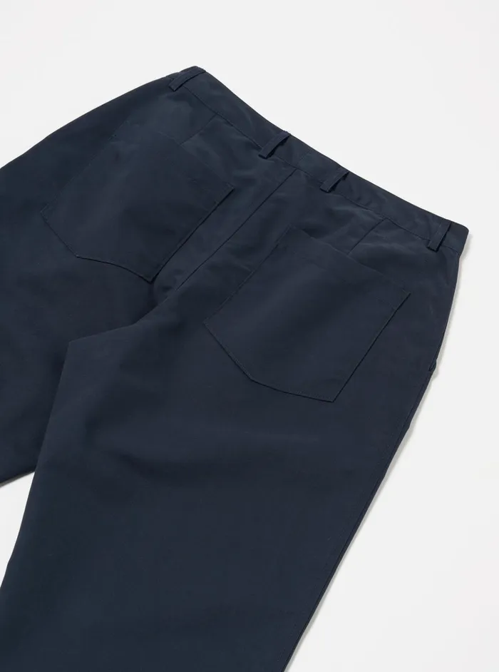 Suiting Men Universal Works Universal Works Duke Pant In Navy Brushed Polytech