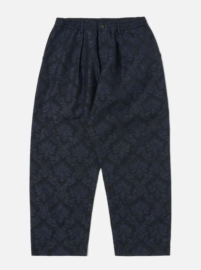 Suiting Men Universal Works Universal Works Oxford Pant In Black Starry Night Cotton Mix