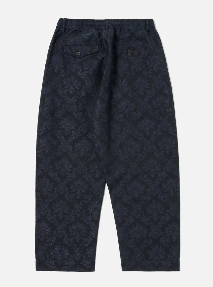 Suiting Men Universal Works Universal Works Oxford Pant In Black Starry Night Cotton Mix